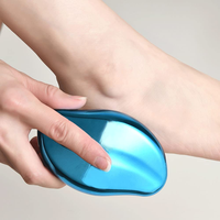 Outil de pédicure professionnel Nano verre pied fichier callosités dissolvant pour pieds peau morte épurateur pied gommage douche talon pied grattoir