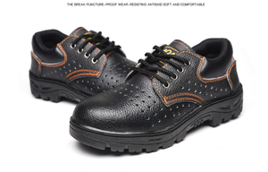 <span class=keywords><strong>Scarpe</strong></span> da lavoro in pelle traspirante in gomma <span class=keywords><strong>scarpe</strong></span> da lavoro anti-smashing anti-foratura <span class=keywords><strong>antiscivolo</strong></span> <span class=keywords><strong>scarpe</strong></span> di sicurezza - Product Image 5