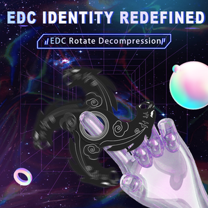 Vui vẻ EDC Fidget Đồ chơi vui Keychain EDC mini đồ chơi căng thẳng cứu trợ lo lắng cứu trợ cổ kim loại trọng lực Claw Dao Karambit Spinner Pro - Product Image 2