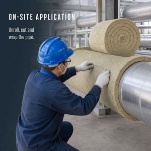 Couverture isolante en <span class=keywords><strong>laine</strong></span> <span class=keywords><strong>de</strong></span> roche écologique sans amiante pour le remplissage des murs et des plafonds - Product Image 4