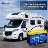 Batería LiFePO4 12V 150AH de Grado Profesional para Camping, Celdas de Ciclo Profundo 6000+, RV, RS485, BMS Inteligente, Conector Anderson, CE, RoHS, IP67, 10 Años de Garantía