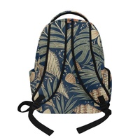 Sac à dos multi-poches pour ordinateur portable de 17 pouces, motif coquillage samoan, prêt pour les voyages, pour l'école, le bureau et les voyages