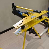 Máquina Dobladora de Tubos Hidráulica Manual Integral HORNIPAC STB-3J, Dobra Tubos Hidráulicos de Paredes Gruesas