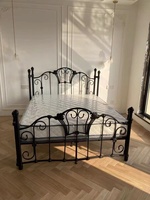 Lit superposé contemporain en fer forgé pour hôtel, taille personnalisable, mobilier de chambre d'enfant