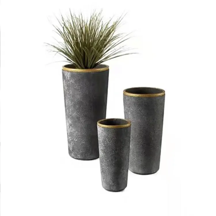 Jardinage jardin paysage Design extérieur fibre argile plantation fournitures Pot extérieur