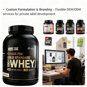 OEM/ODM Otla Beslenen Peynir Altı Suyu Proteini Tozu Yapay Katkı Maddesi İçermez, 24G <span class=keywords><strong>Protein</strong></span> Peynir Altı Suyu Karışımı Antrenman Öncesi ve Antrenman Sonrası İyileşme İçin - Product Image 3