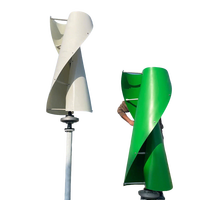 Éolienne à hélice verticale Maglev 2000W 24V 48V 96V 220V, générateur éolien spiralé pour jardin extérieur, bateau et éclairage public