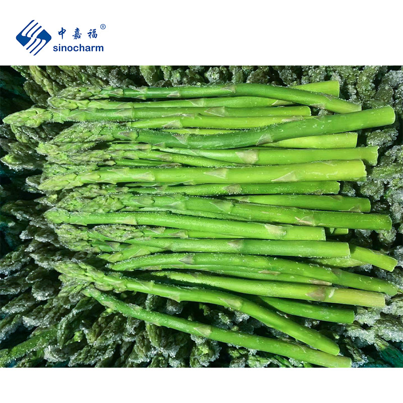 Sinocharm BRC A approved Freezing Asparagus Whole Frozen Asparagus