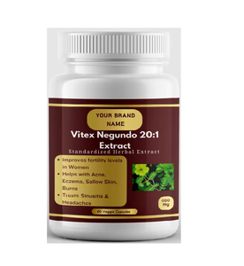 Cápsulas de extracto de raíz Vitex Negundo DE LA India, energizante natural y suplemento de salud para hombres - Product Image 4