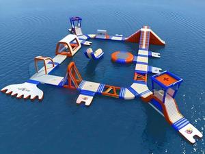 <span class=keywords><strong>Parc</strong></span> aquatique gonflable commercial pour lacs et stations balnéaires, fabricant d'équipements modulaires pour parcs aquatiques, États-Unis et Europe - Product Image 5