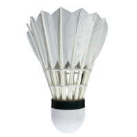 LINGSHANG LS800 Direct Usine Volants de Badminton en Plumes d'Oie A+ pour Tournoi Professionnel Tête en Liège 2 Couches Lot de 12