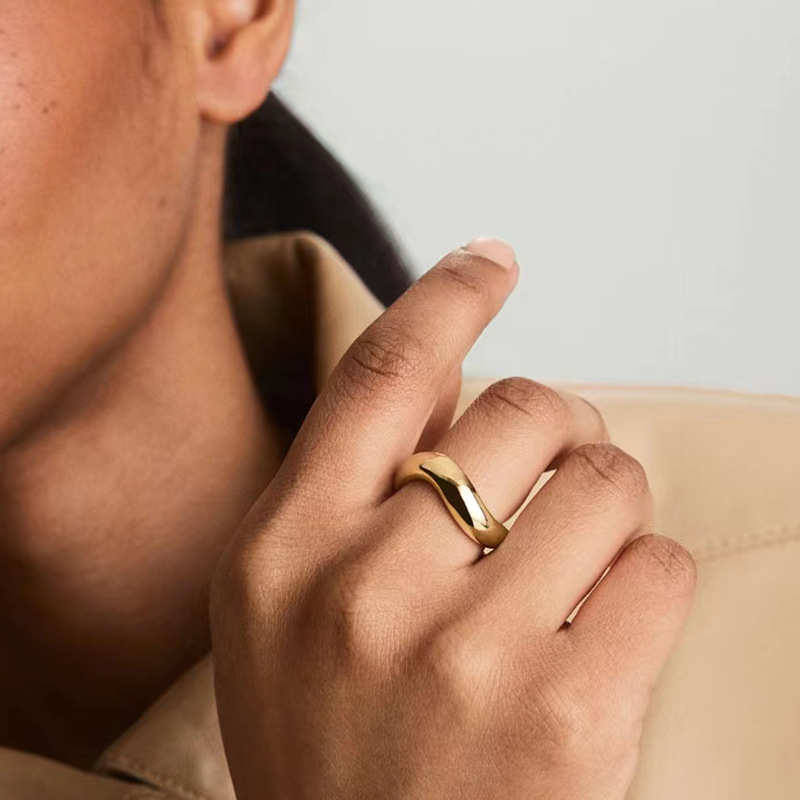 contour 14k gold ring