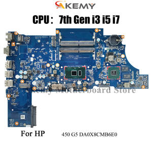 DA0X8CMB6E0 pour HP ProBook 450 <span class=keywords><strong>G5</strong></span> <span class=keywords><strong>470</strong></span> <span class=keywords><strong>G5</strong></span> L00828-601 de carte mère d'ordinateur portable avec I3 I5 I7 CPU V2G DDR4 100% entièrement testé - Product Image 2