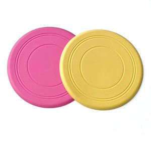 Soft TPR Silicone Dog Flying Disc Toy <b>Bite</b> Resistant Pet Training Interactive Throwing Toy Multiple Colors for Outdoor Play - Product Image 4