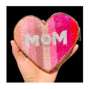 Handmade Seed Beaded <b>Mini</b> Coin <b>Lipstick</b> Purse Zipper Vintage Customized Water Resistant Eco-Friendly Western - Product Image 6