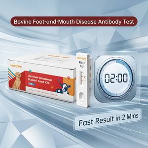 Kit de Prueba de Anticuerpos FMD para Ganado, Detección Serológica del Virus de la Enfermedad de la Boca y la Pierna (BOP) y Vigilancia de la Herdado de Ganado - Product Image 1