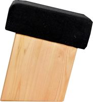 Chaise de méditation pliable en bois noire élégante et moderne, banc de yoga zen, tabouret à genoux, coussin de prière, genouillère Seiza