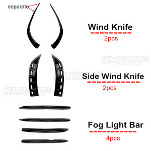 Para Mercedes Benz CLA C118 CLA200 CLA250 W118 2020 2021, Cubierta Decorativa para Faros Antiniebla Delanteros, Rejilla, Adhesivo, Accesorios Exteriores - Product Image 5