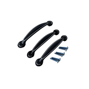 Huayi Parts H11 Tirador de Aleación de Zinc de 131mm Cromado Negro para Cajones, Armarios y Puertas de Muebles - Product Image 4