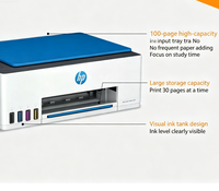 Kartrid Tinta Warna Tank 595 untuk Printer/Scanner/Copier All-in-One Nirkabel, Sistem Suplai Tinta Berkelanjutan, Koneksi Mobile, Penggunaan Rumah/Kantor