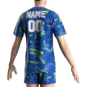 Vêtements de sport personnalisés pour hommes, vêtements de sport Dry-Fit, maillot de rugby pour femmes, shorts de rugby pour enfants, sublimation - Product Image 6