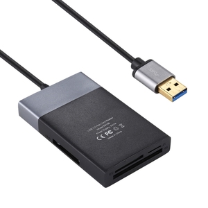 Lecteur de cartes USB 3.0 6 en 1 avec deux ports USB - Product Image 4