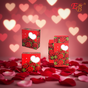 Eb Valentine's Day Gift Box 7.9X5.7X3.1 In <b>Paper</b> <b>Digital</b> Printing Expressing Love - Product Image 2
