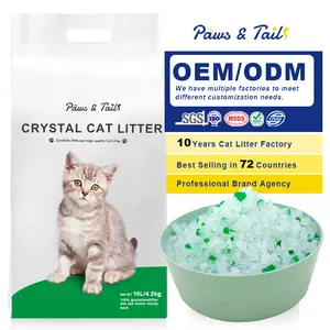 Professional Manufacturer Antibacterial Activity Silica Gel Cat Litter