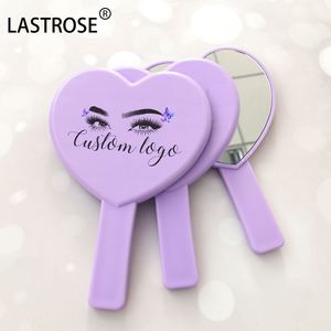 Square Star Shape <b>Makeup</b> Mirror With Handheld Wholesale Mirrors With Private Label Logo Pink Purple Cosmetic Mirror Pocket - Product Image 2