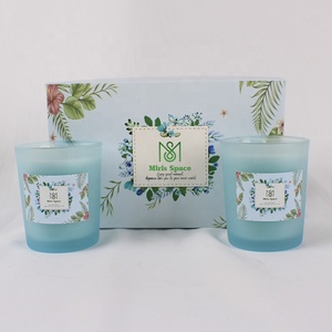 Caja de regalo envuelta literaria personalizada, conjunto de vidrio de lujo, <span class=keywords><strong>velas</strong></span> perfumadas, caja de regalo, decoración de vacaciones de Año Nuevo CN;ANH - Product Image 5