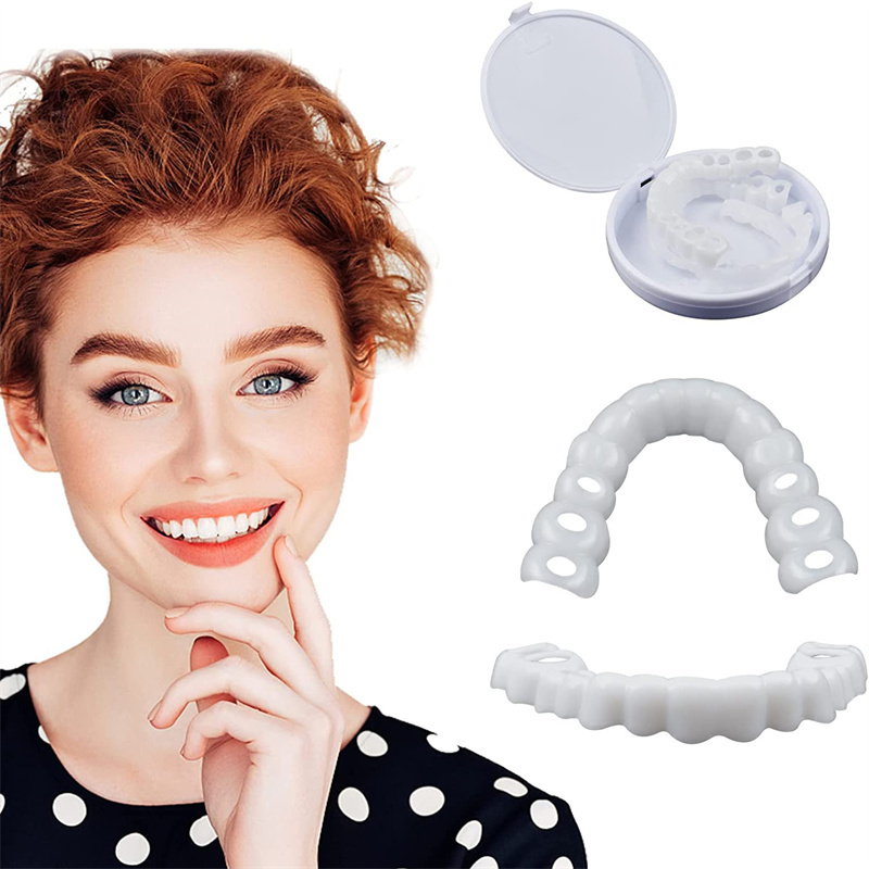 Lot De 4 Paires De Facettes Dentaires Temporaires - Blancheur Instantanée, Sécurité Optimale - Laralily