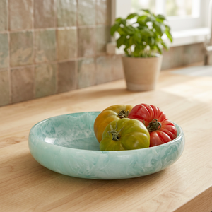 Juego de Vajilla de Resina Pulida de Alta Calidad al por Mayor, Utensilios de Cocina Sostenibles para Servir Pasta, Cereales, Frutas, Ensaladas y Bandejas para Fiestas - Product Image 1