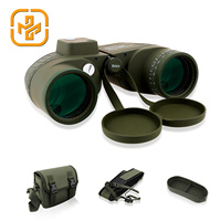 Jumelles de Vision nocturne étanches à la buée 10x50 boussole et télémètre de télescope optique haute puissance pour oculaires d'oiseau