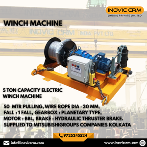 Máquina de Cabrestante Eléctrico Industrial de Calidad Garantizada para Minería y Construcción |   Winche de Alto Rendimiento en Venta - Product Image 2