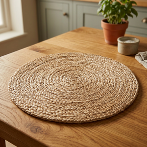 Tapis réversible tressé à la main en jute et laine, pour salon, enfants, nouveauté, adulte, en polybag, uni, revêtement de sol, Uttar Pradesh, 10F, épais - Product Image 3