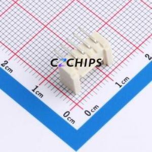 WAFER-HY2.0-5PWZ-Y62 Wire-to-Board Pin Header Bent Lead Through Hole,P=2mm Connector 1x5P 2mm Right Angle Insert HY - Product Image 2