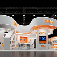 Stand d'exposition modulaire haut de gamme MEGA pour boutique de mode moderne, exposition d'art, événement