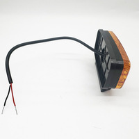 Feu de gabarit latéral LED 12V 24V ECE Rouge Ambre Blanc avec réflecteur pour camion et remorque