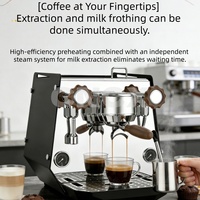 Máquina de Café Semiautomática Profesional con Portafiltro de 58 mm, Control PID NTC y Bomba Rotativa para Pequeños Restaurantes y Panaderías