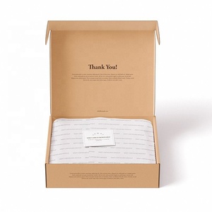 Custom logo printing e-commerce postal foldable gift box hard corrugated carton packaging
