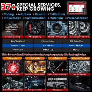 LAUNCH CRP919E BT OBD Scanner sans fil Outils de diagnostic Appareil de diagnostic automobile pour véhicules à essence 12V - Product Image 5