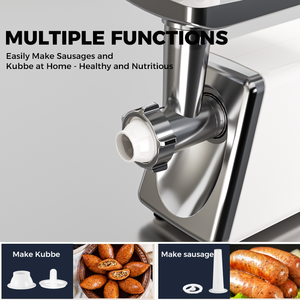 Kitchenware Professional Commercial Meat Grinder Household Durable Metal Gears New Locked Structure <strong>Electric</strong> Meat <strong>Mincer</strong> - Product Image 2