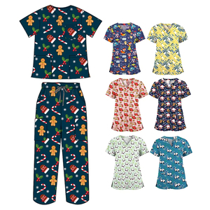 Uniformes Médicos Quirúrgicos de Alta Calidad, Uniformes de Enfermería Estampados <span class=keywords><strong>para</strong></span> Farmacia y Hospital, Blusas de Enfermería Transpirables, Uniformes <span class=keywords><strong>para</strong></span> Salón de Belleza, Dentistas y Veterinarios - Product Image 2
