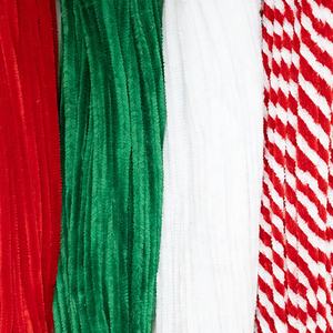 ขายส่งงานฝีมือทำเอง DIY ของขวัญงานศิลปะและงานฝีมือ ชุดก้านเชนิลล์หลากสีสันและท่อทำความสะอาดแบบมีกลิตเตอร์ สำหรับของขวัญคริสต์มาส - Product Image 5