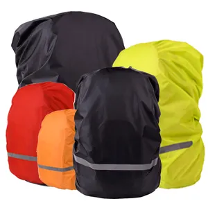 高能见度高可见聚酯反光袋雨罩防水背包徒步跑步用罩