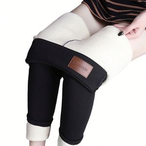 Winter Thick Velvet Soft Pants High Waist <strong>Thermal</strong> Warm Fleece <strong>Womens</strong> Leggings <strong>Women's</strong> Casual <strong>Trousers</strong> - Product Image 1