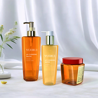 YUERUI Bouteilles de shampooing et d'après-shampooing Ensemble de produits de soin des cheveux Emballage de bouteille Pot de masque capillaire personnalisé avec capuchon à rabat