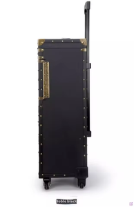 Salon professionnel coiffeur organisateur cosmétique grande capacité sac de <span class=keywords><strong>coiffure</strong></span> avec couverture PU maquillage voyage bagages - Product Image 4