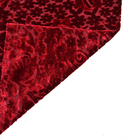Tissu uni en velours personnalisé de haute qualité avec motif pour textile de maison