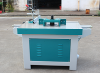 Machine à bois pour menuiserie, avec table coulissante, pour le façonnage vertical de meubles en bois, à broche simple, pour le fraisage et le moulage
